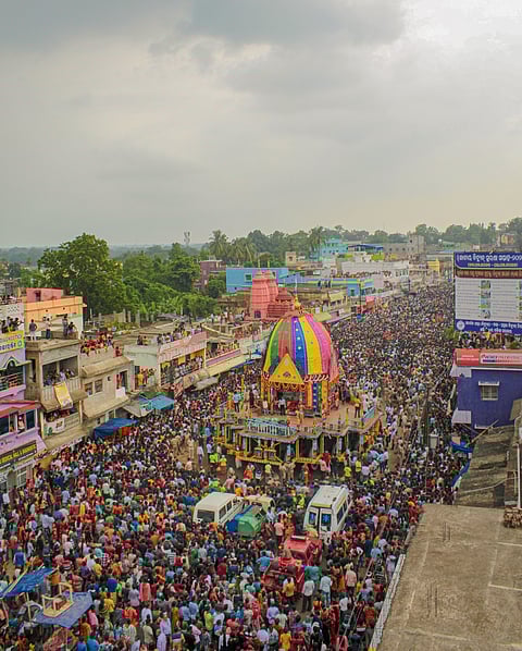 The Rath Yatra in Baripada is the second largest after Puri